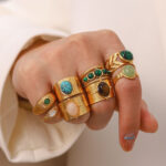 BAgue - Lune Dorée - YaqutFineJewelry