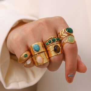 BAgue - Lune Dorée - YaqutFineJewelry